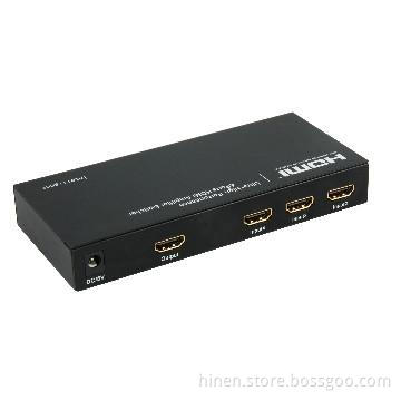 The HDMI Amplifier Switches  IR remote